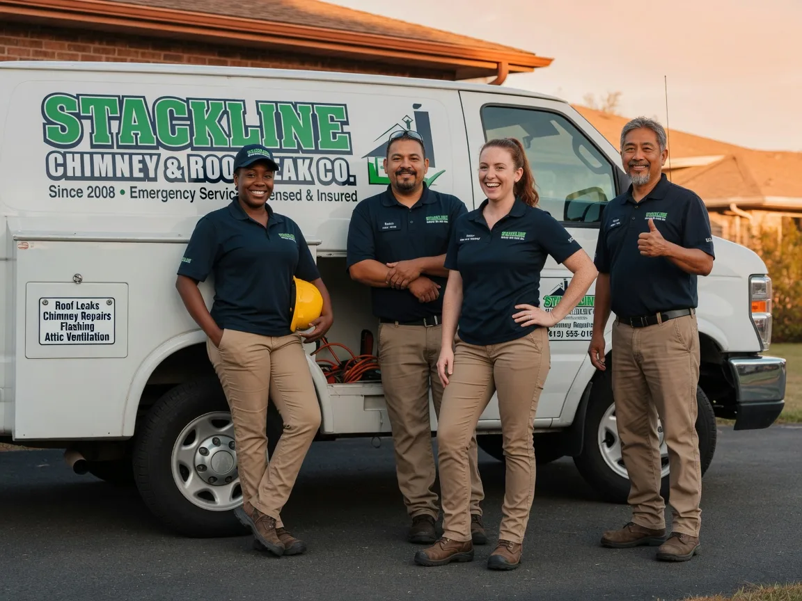 Chimney flashing repair company in Plain City, OH